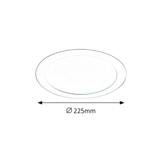 Oświetlenie podtynkowe Lois 5575R 4000K 18W 22,5cm Rabalux